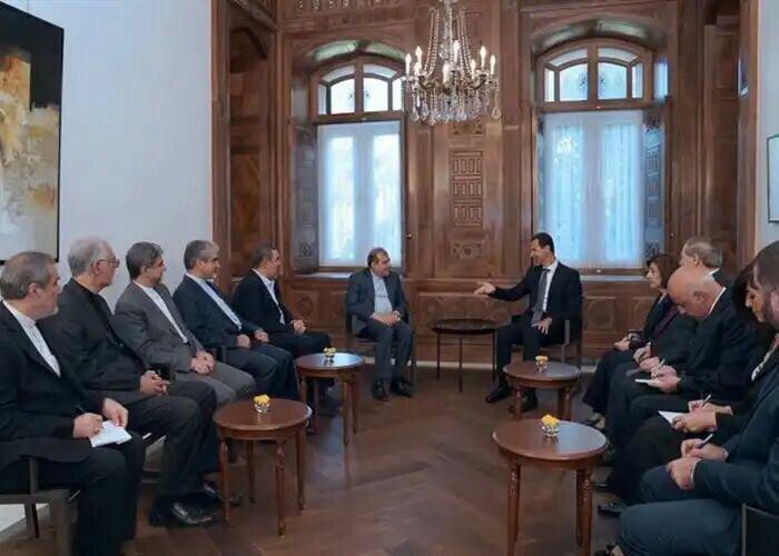 دیدار دستیار ارشد ظریف با بشار اسد دیدار دستیار ارشد ظریف با بشار اسد