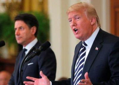درخواست نخست وزیر ایتالیا برای کاهش تحریم های روسیه ، نظر ترامپ عوض نشد
