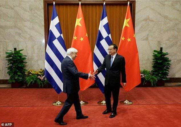 رییس جمهور چین در یونان