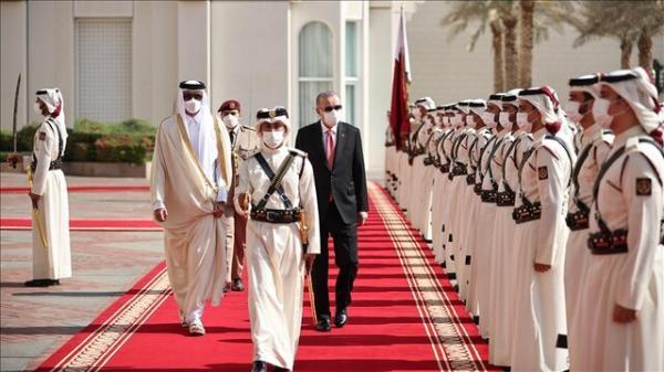 تور قطر ارزان: استقبال امیر قطر از اردوغان