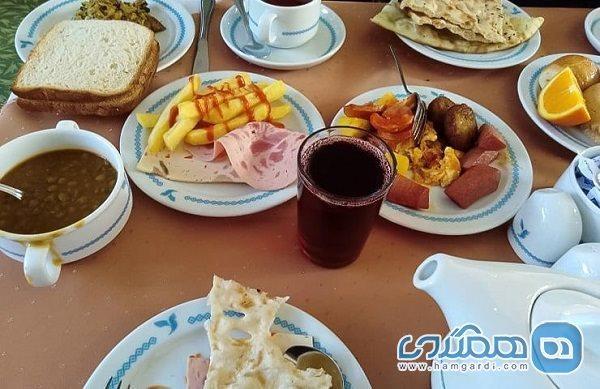 رستوران های هتل هما 2 مشهد؛ آیتم منو